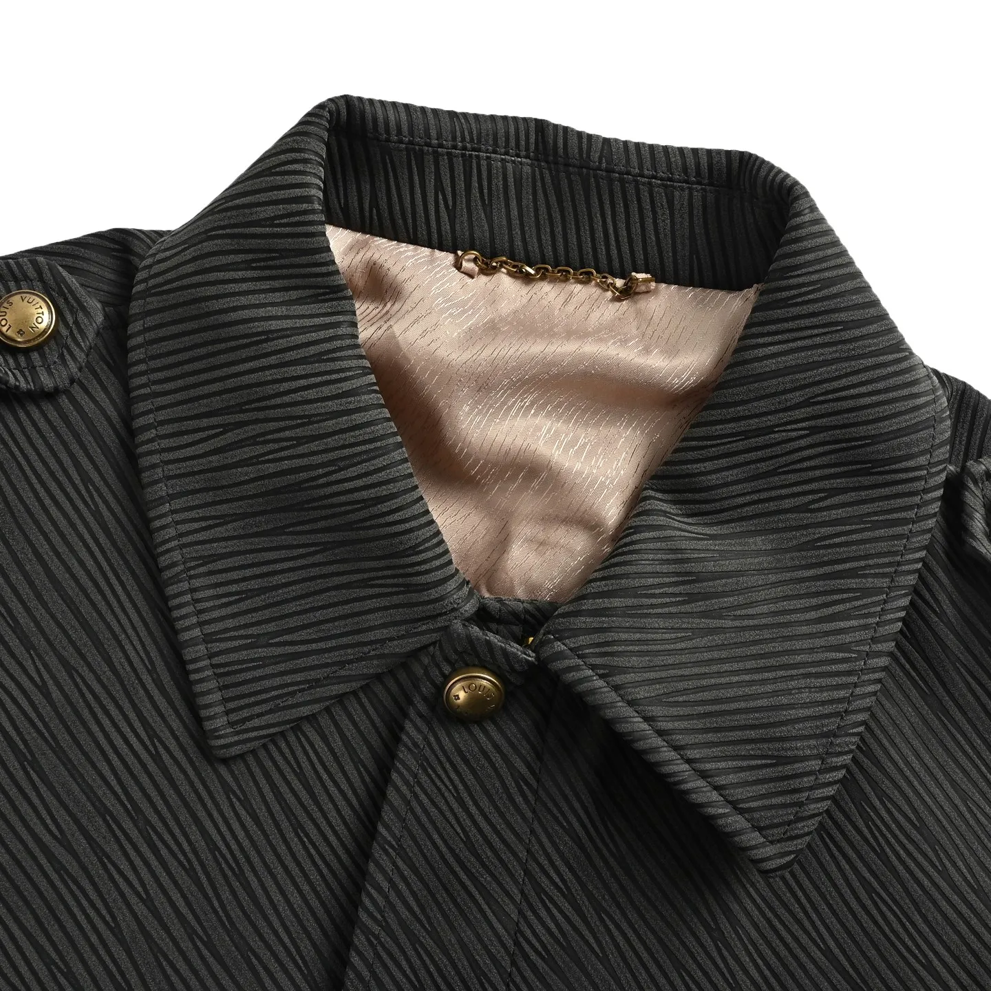 Louis Vuitton/Louis Vuitton twill button shoulder patch lapel jacket jacket